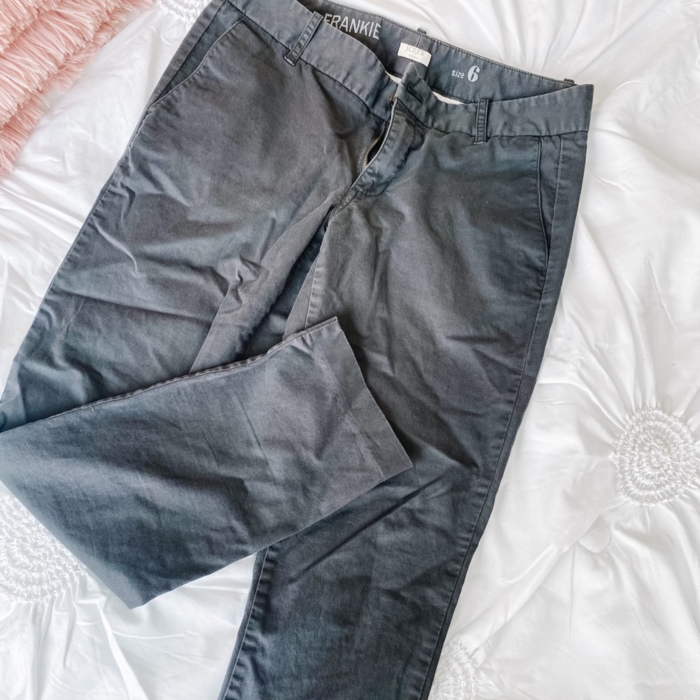 J Crew Women’s Frankie Stretch Pant Gray Size 6